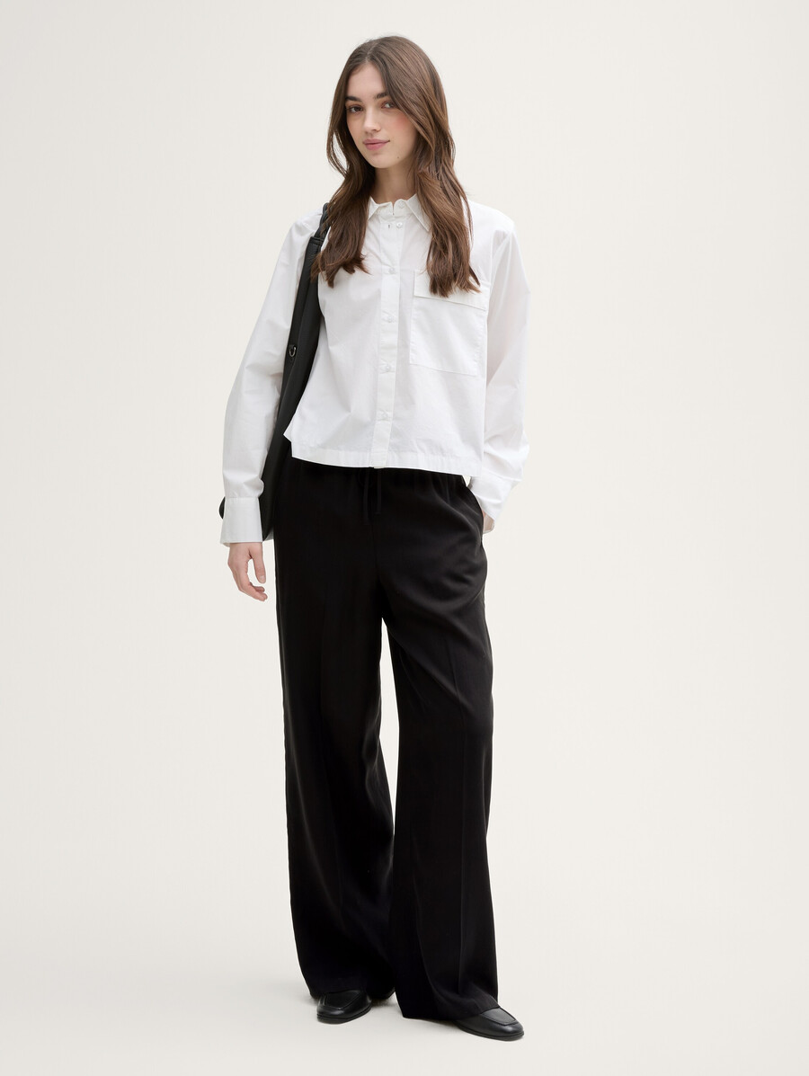 pantalones paperpag de pierna ancha