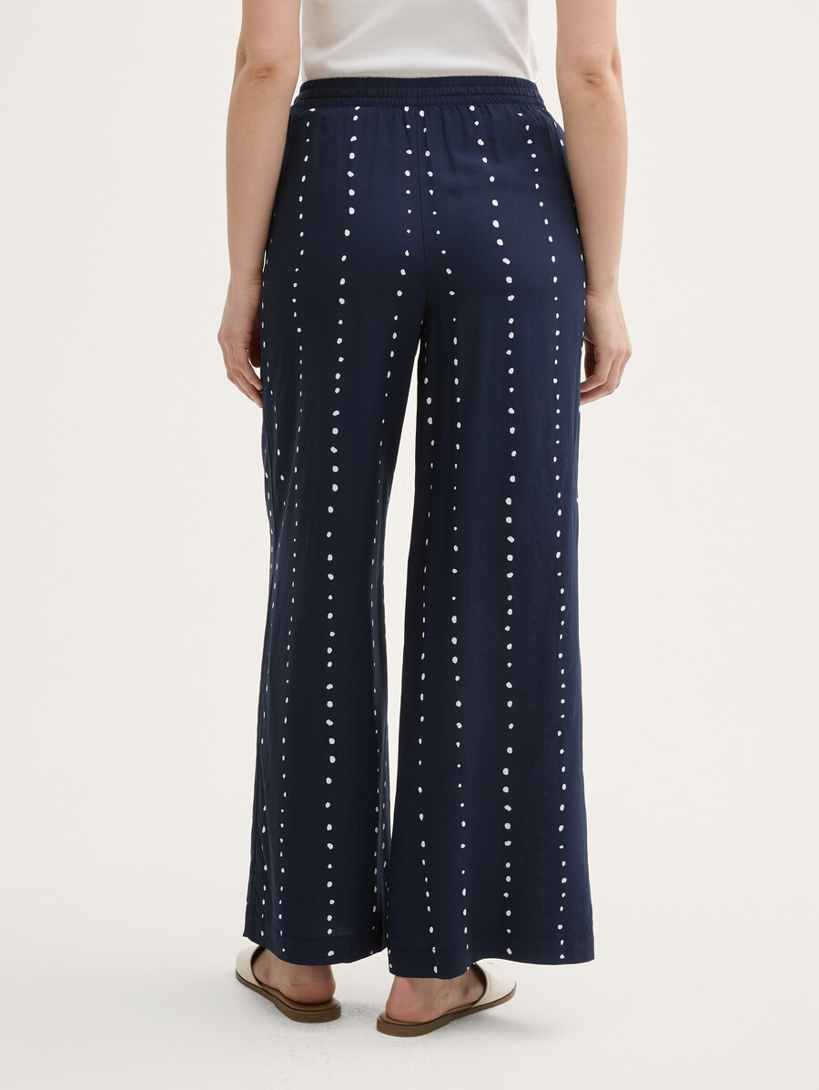 pantalones palazzo holgados de pierna ancha