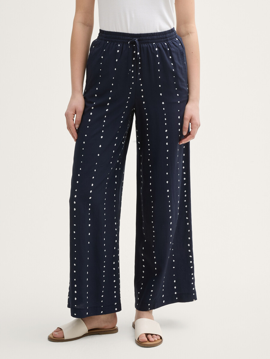 pantalones palazzo holgados de pierna ancha
