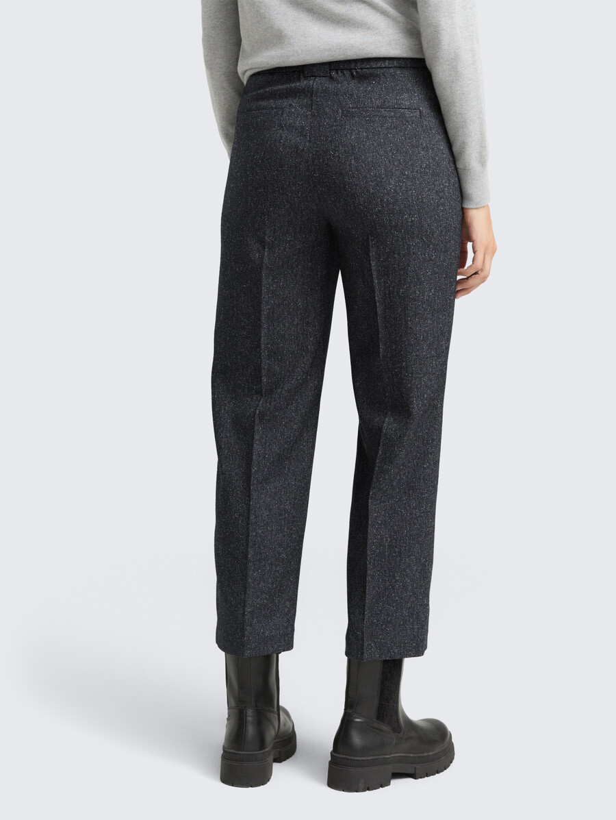 pantalón recto ttmia en look melange