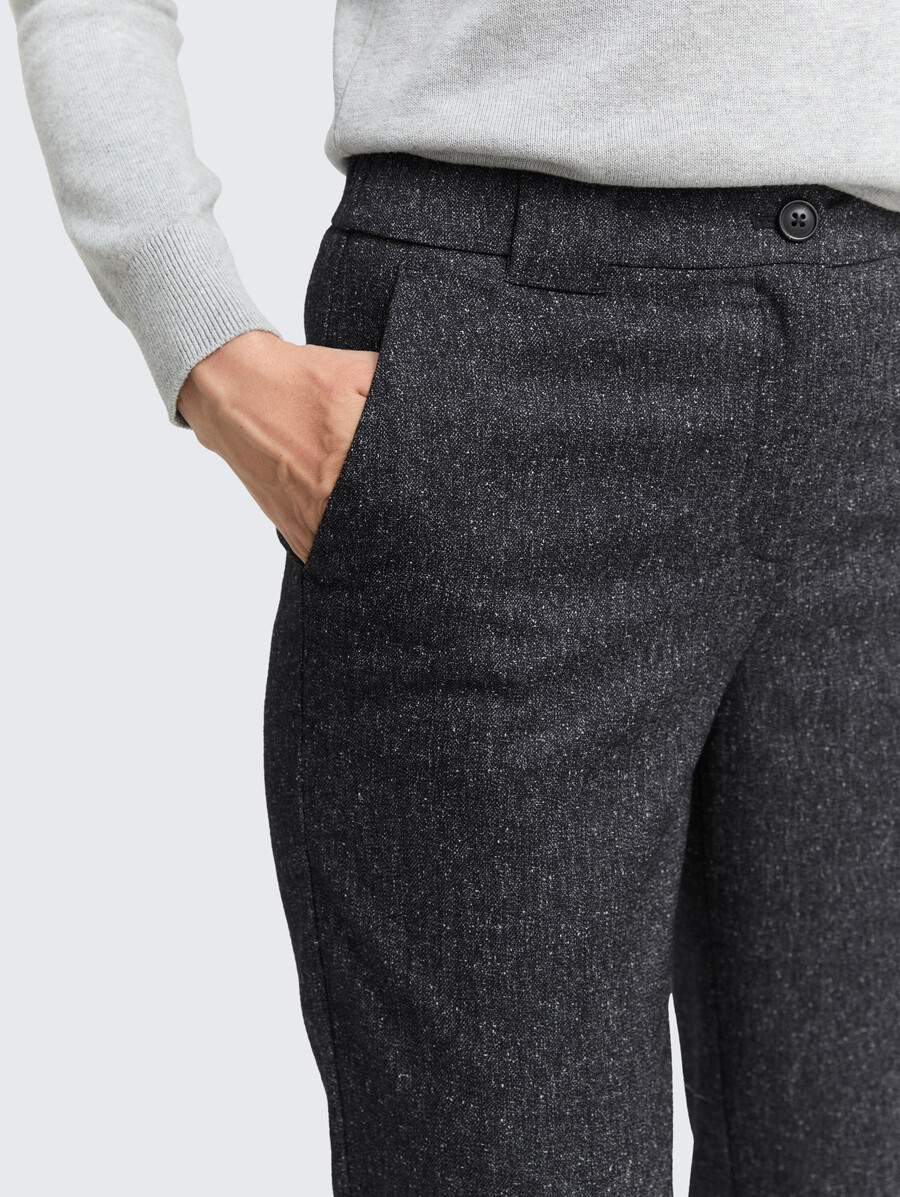 pantalón recto ttmia en look melange