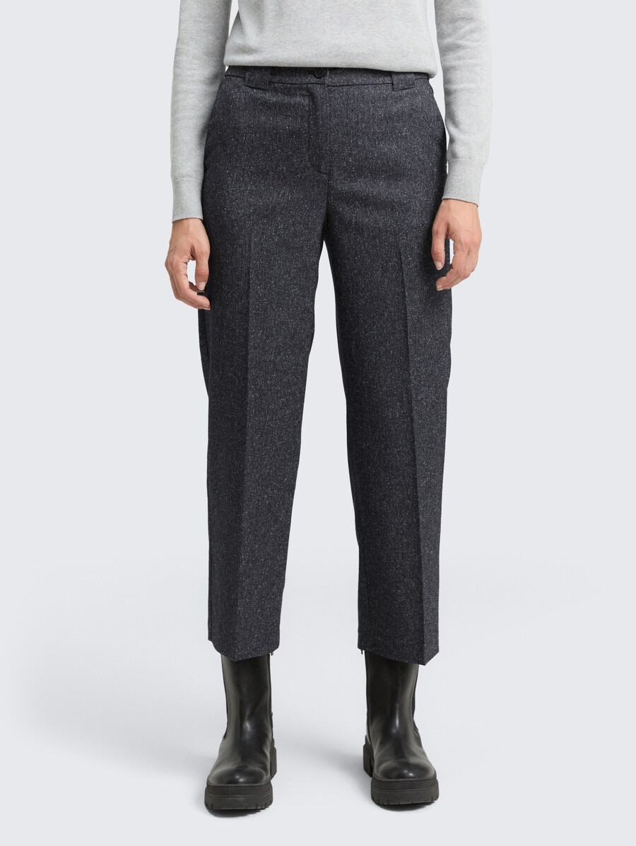 pantalón recto ttmia en look melange