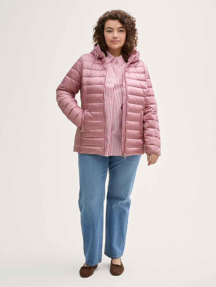 talla grande - chaqueta acolchada ligera con función repelente al agua