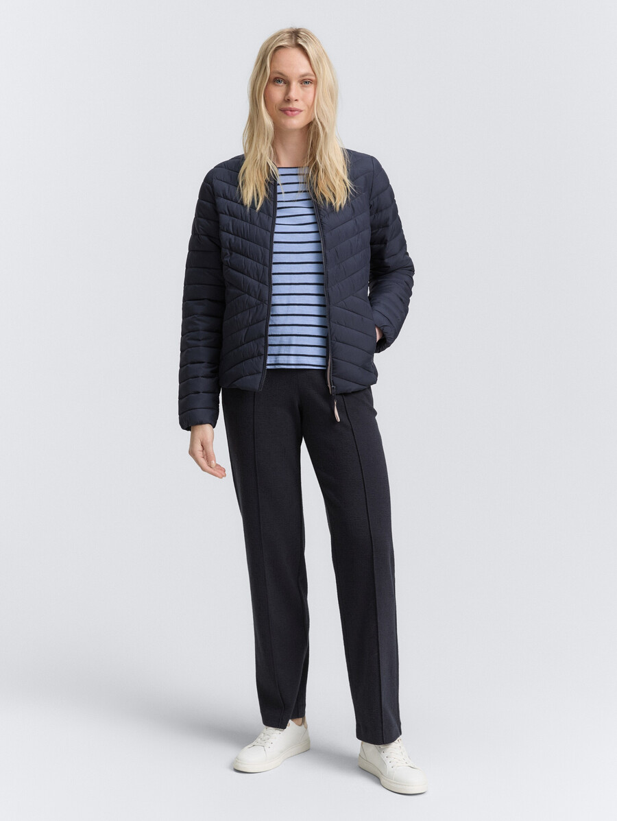 chaqueta acolchada con cuello bomber