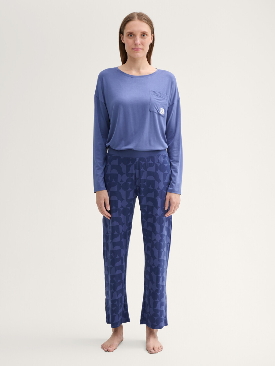 conjunto de pijama con estampado