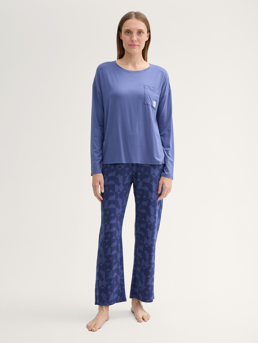 conjunto de pijama con estampado