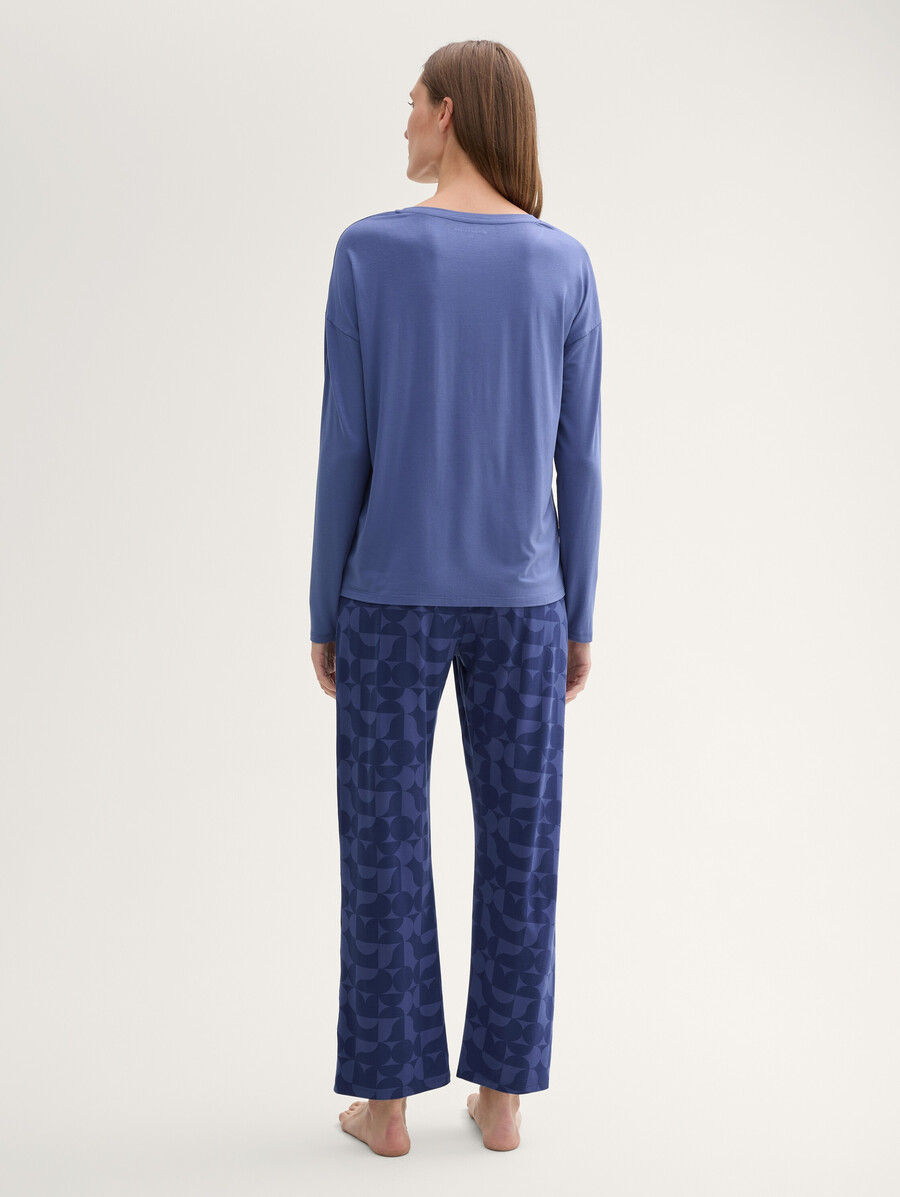 conjunto de pijama con estampado