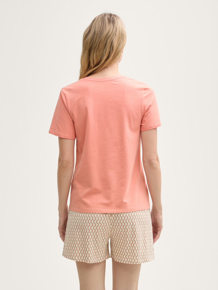 conjunto de pijama con estampado integral