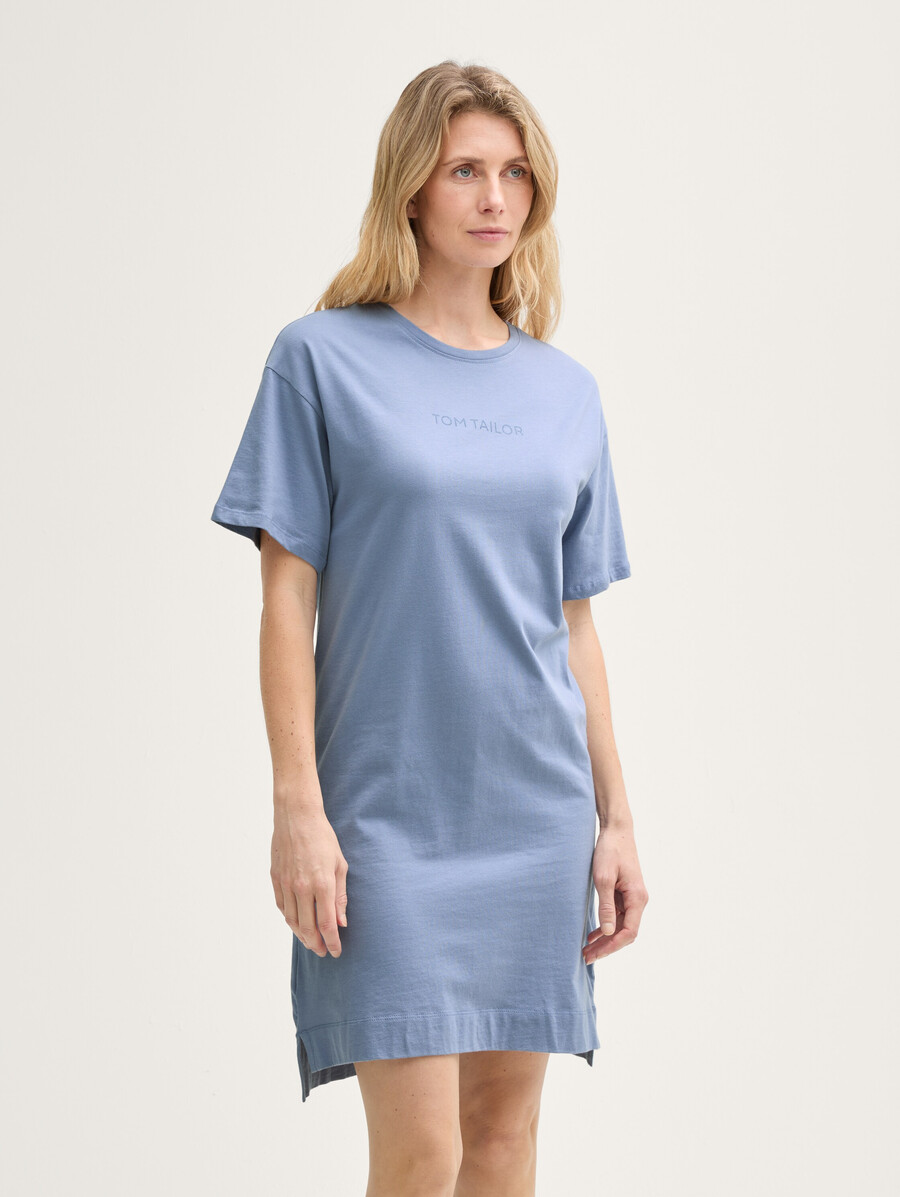 camisón con estampado de logotipo