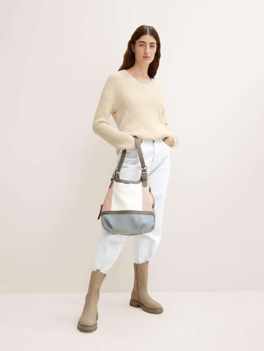 bolso shopper ttjuna con elemento de cinturón