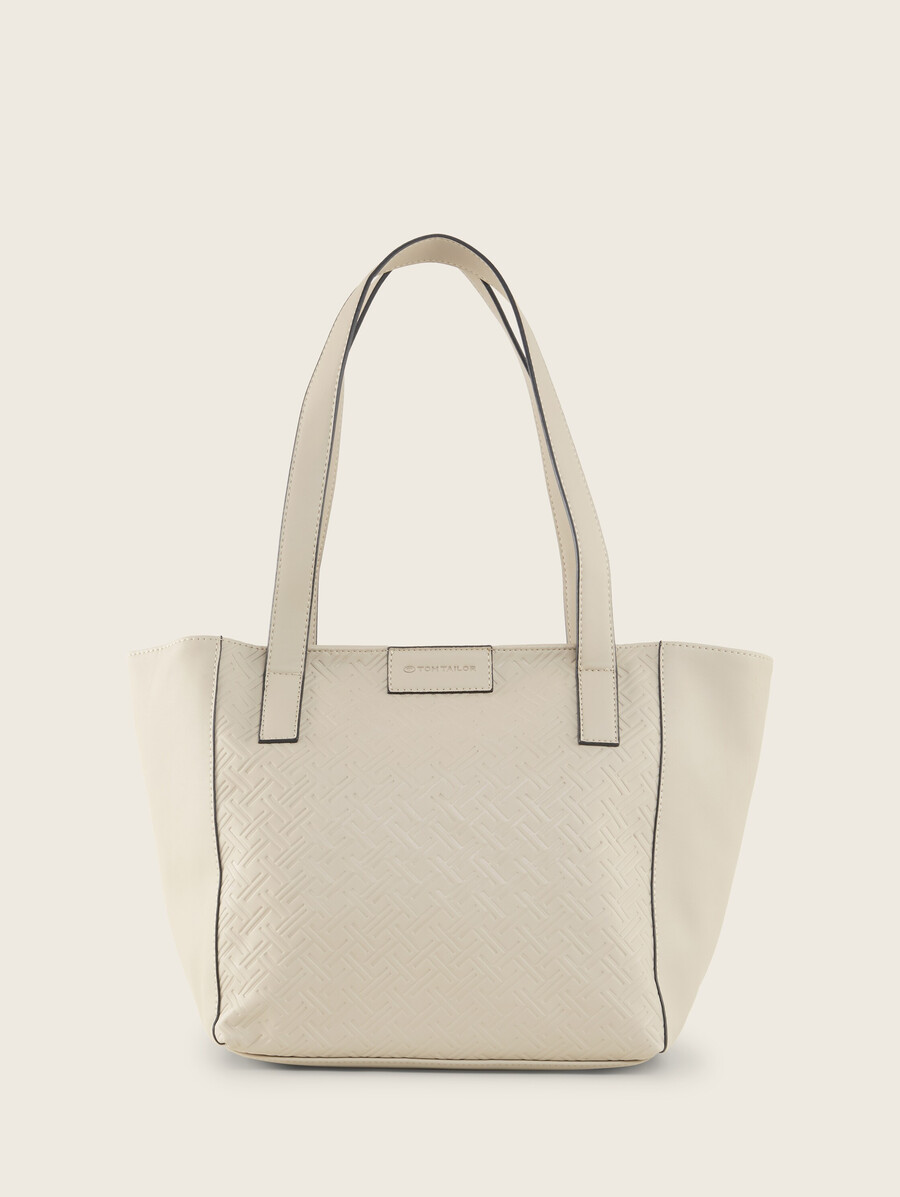 bolso shopper ttmirenda l con logotipo en relieve