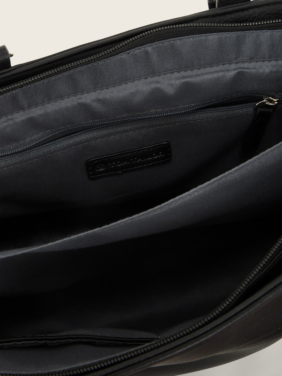 bolso shopper ttlarea l con mezcla de materiales