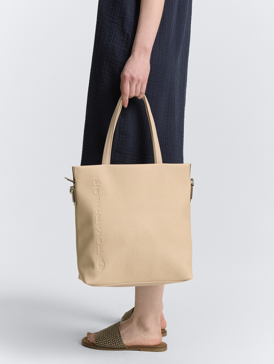 ttrosa m bolso shopper con cremallera y doble correa