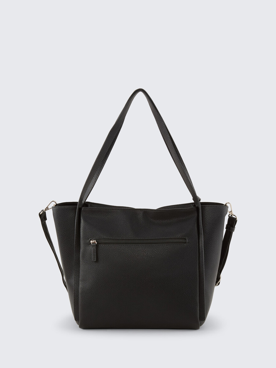 bolso shopper ttamarea l con bolso colgante desmontable