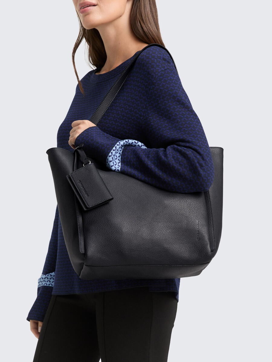 bolso shopper ttamarea l con bolso colgante desmontable