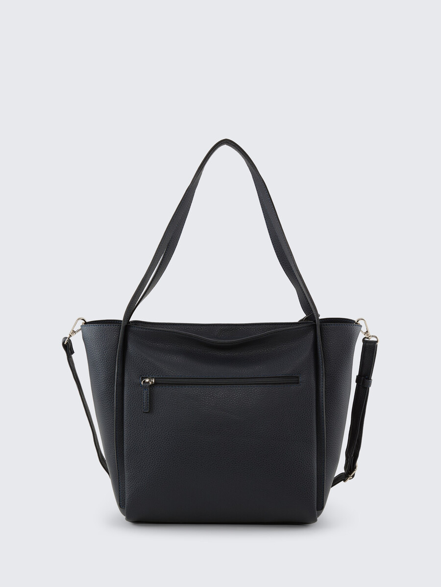 bolso shopper ttamarea l con bolso colgante desmontable