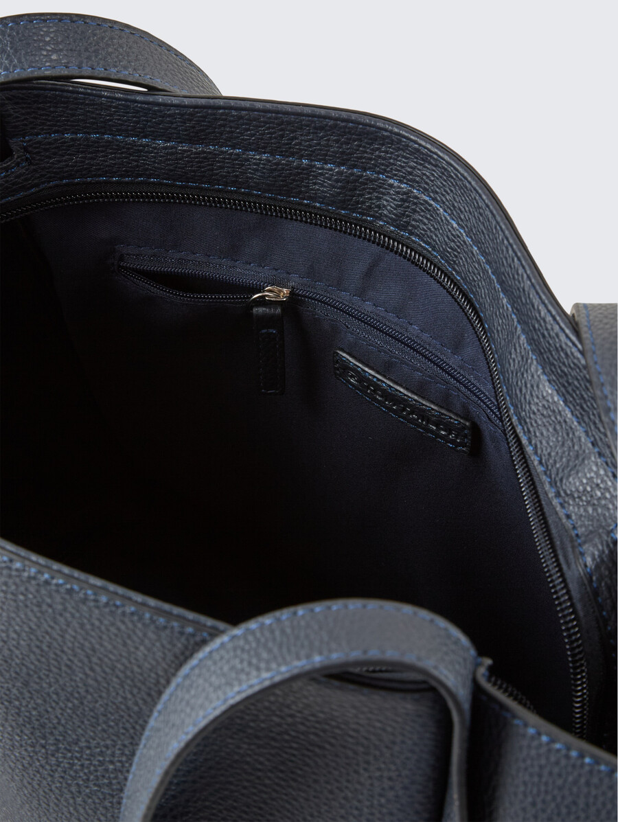 bolso shopper ttamarea l con bolso colgante desmontable