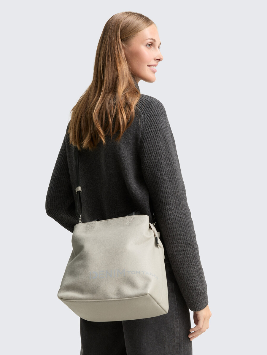 bolso shopper ttmarlow s con estampado de logotipo reflectante