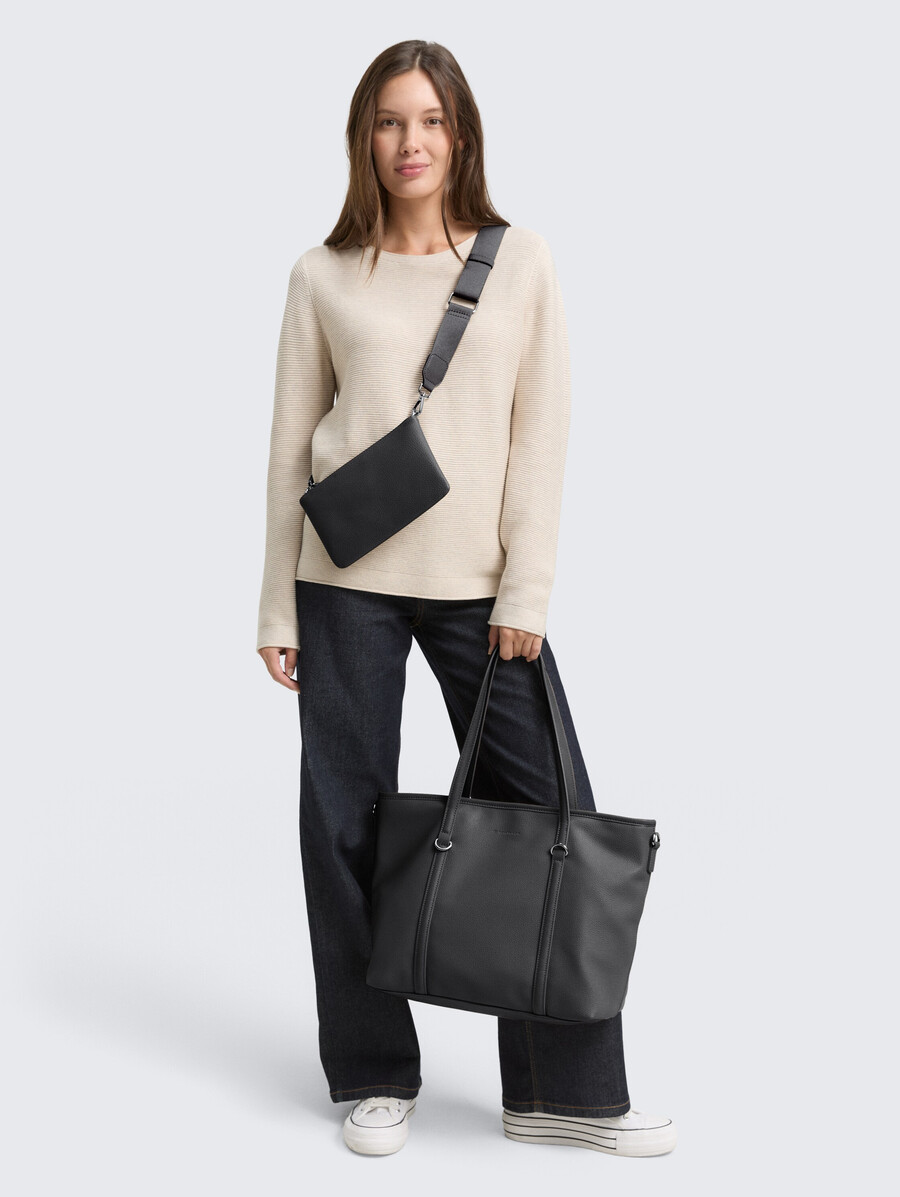 bolso shopper ttjamila l con función 2 en 1