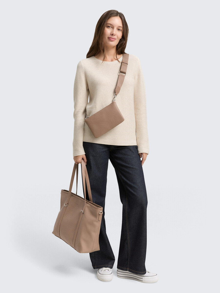 bolso shopper ttjamila l con función 2 en 1