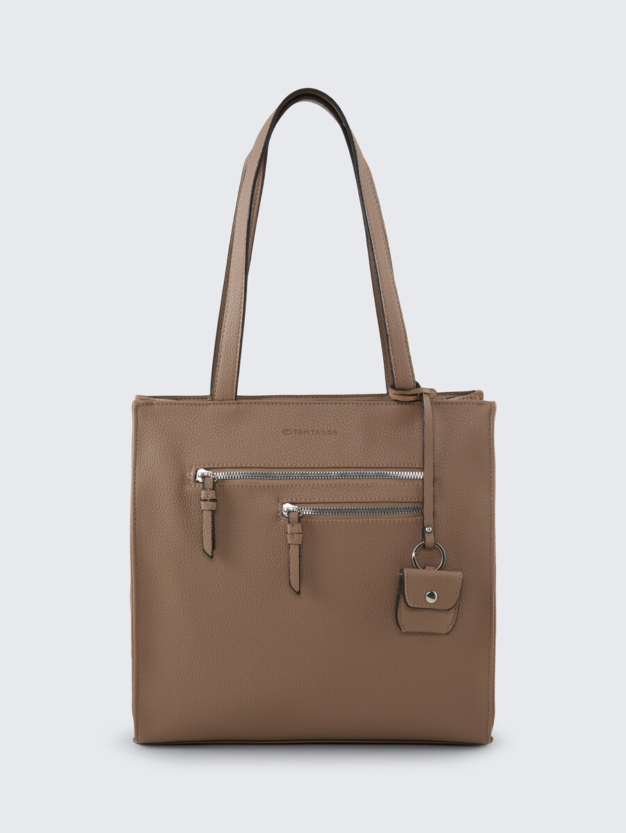 bolso shopper ttwinona m con detalles de cremallera