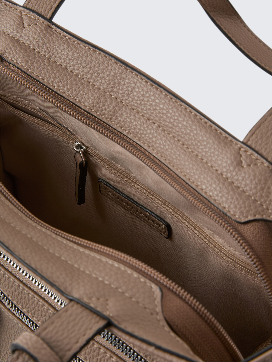 bolso shopper ttwinona m con detalles de cremallera