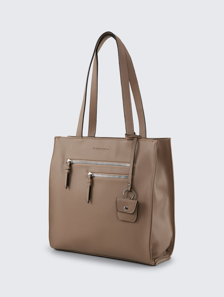 bolso shopper ttwinona m con detalles de cremallera