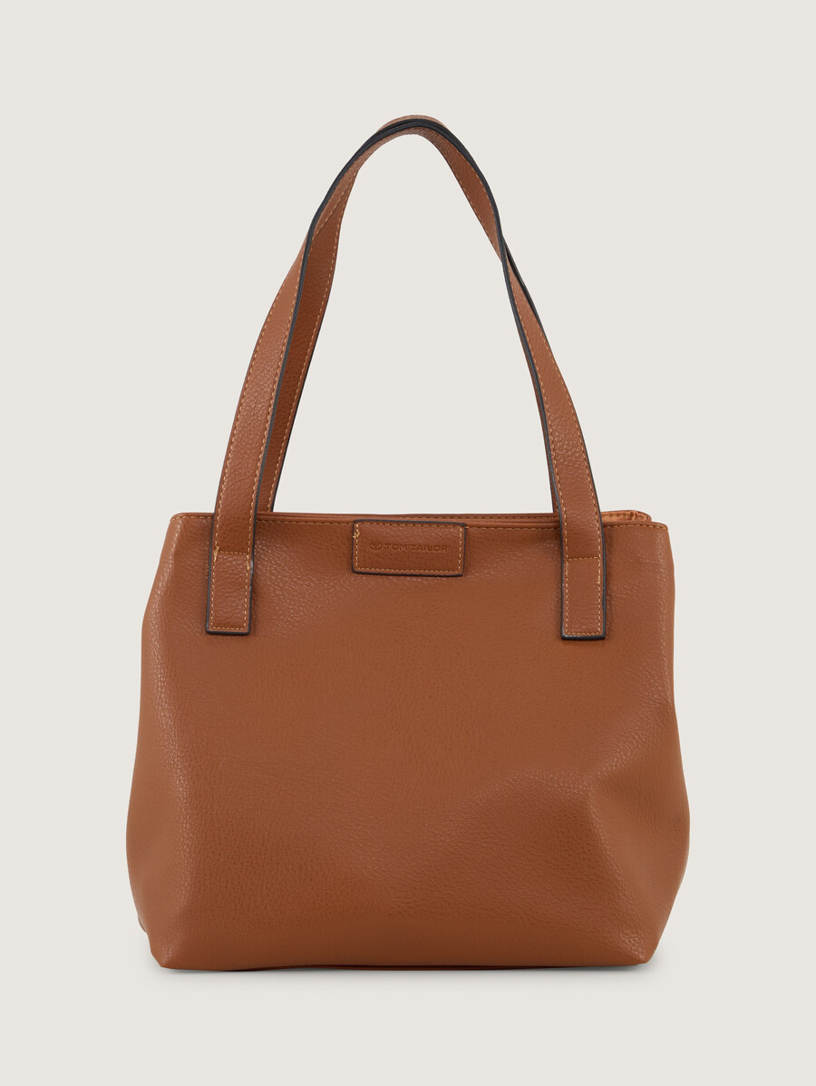 bolso shopper ttmiri l con insignia de logotipo