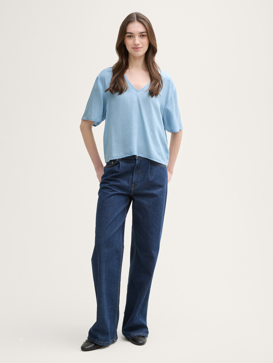 blusa holgada