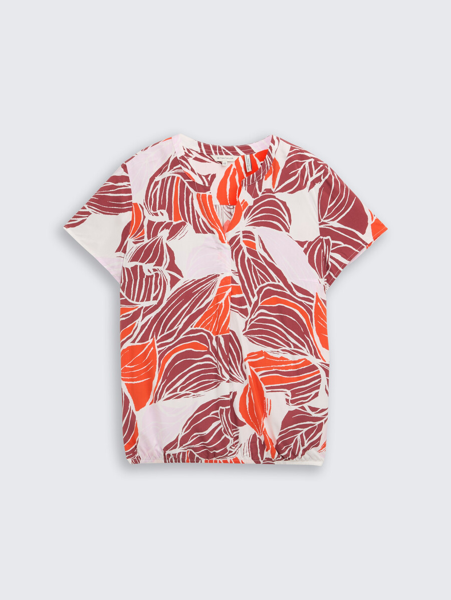 talla grande - blusa estampada
