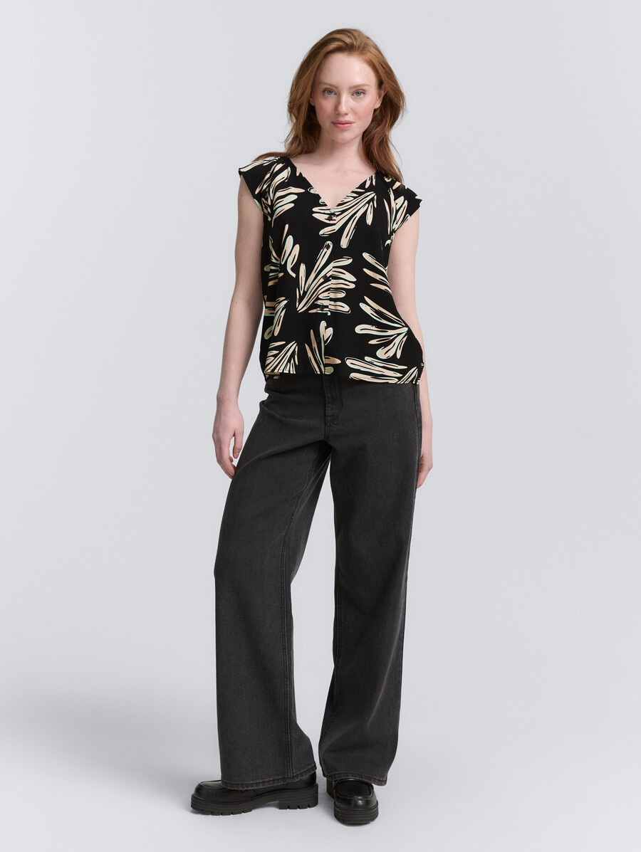 blusa con estampado