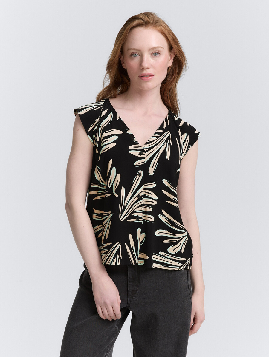 blusa con estampado