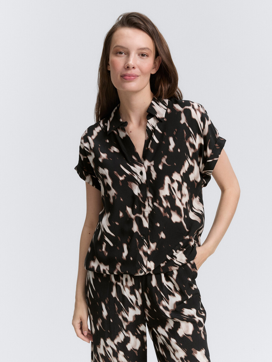 blusa con estampado