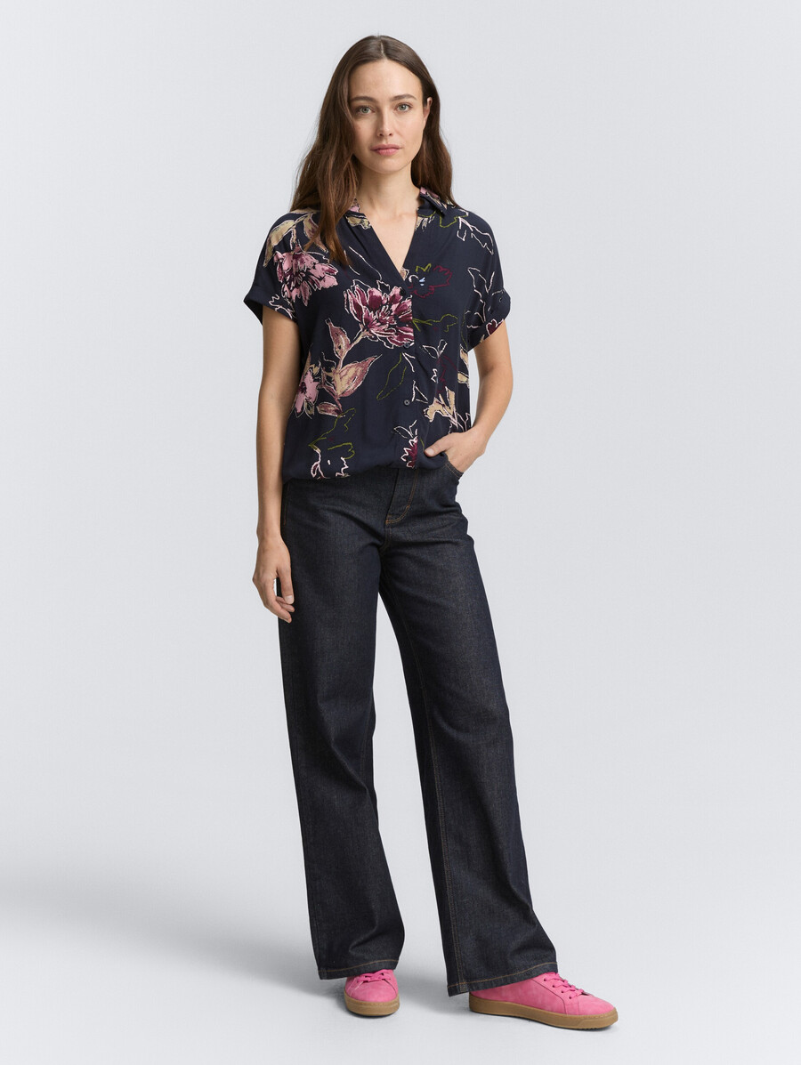 blusa con estampado