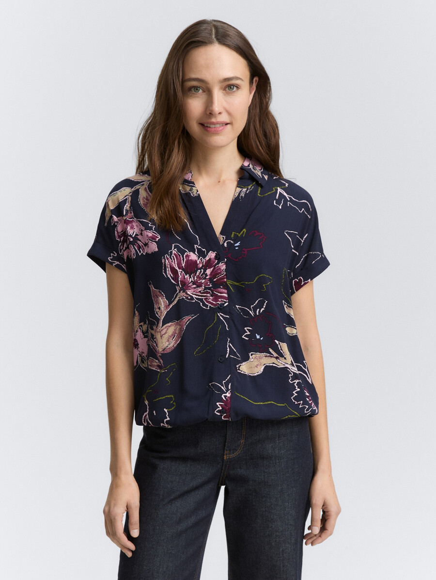 blusa con estampado