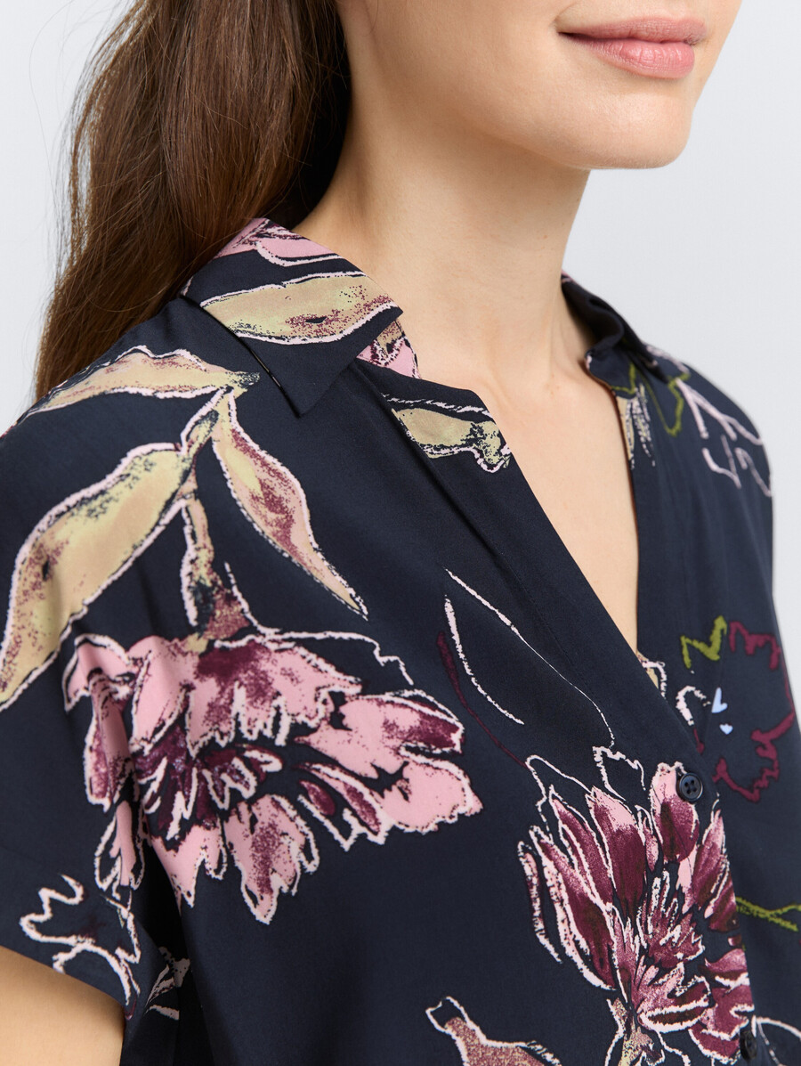 blusa con estampado