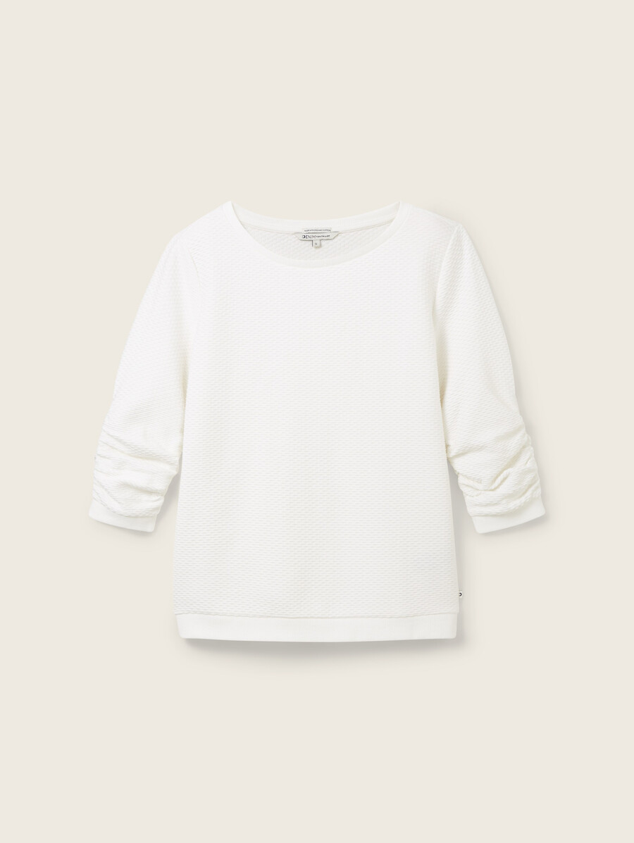 sudadera con volantes