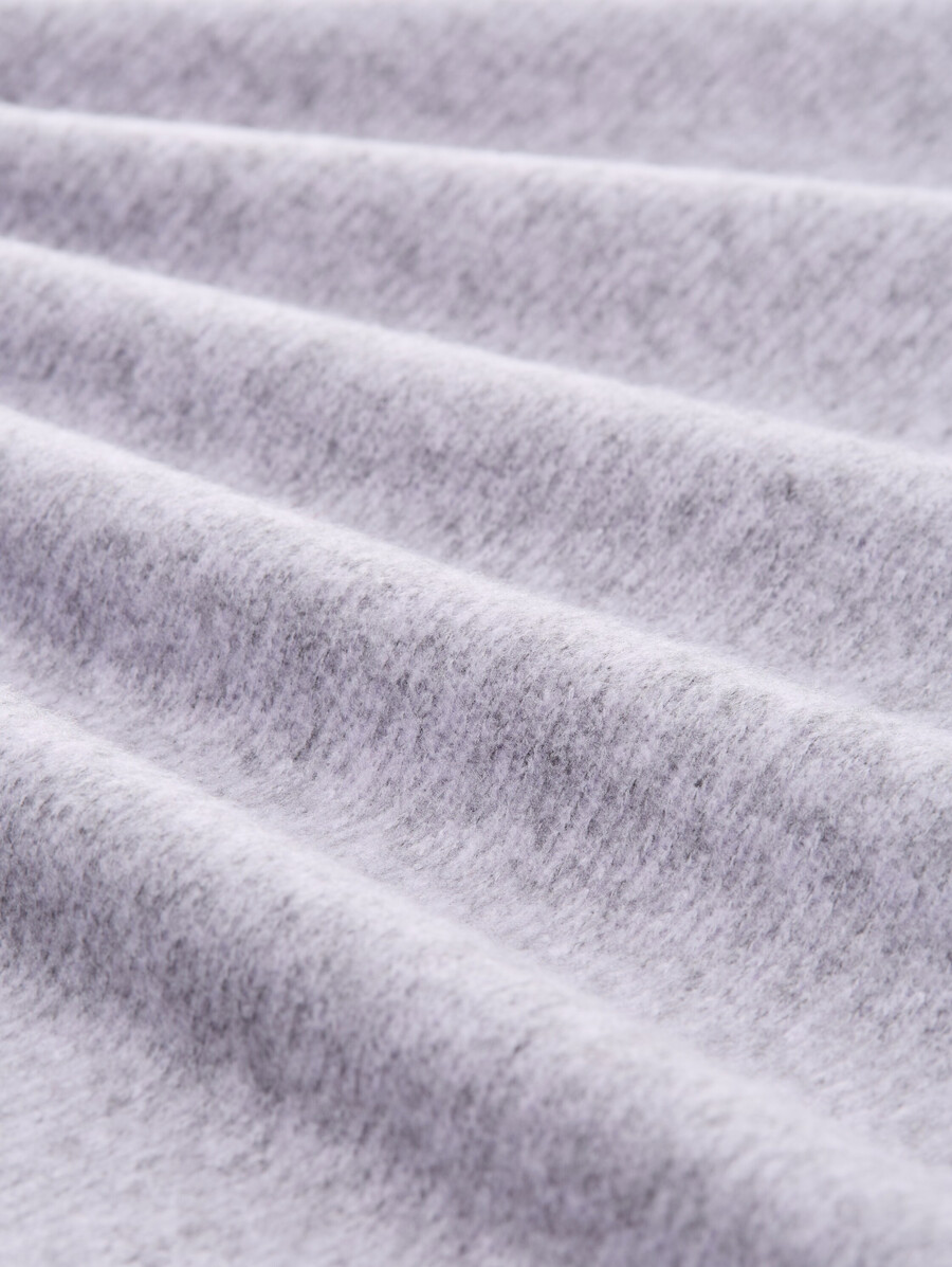 talla grande - sudadera suave al tacto con detalles de botones