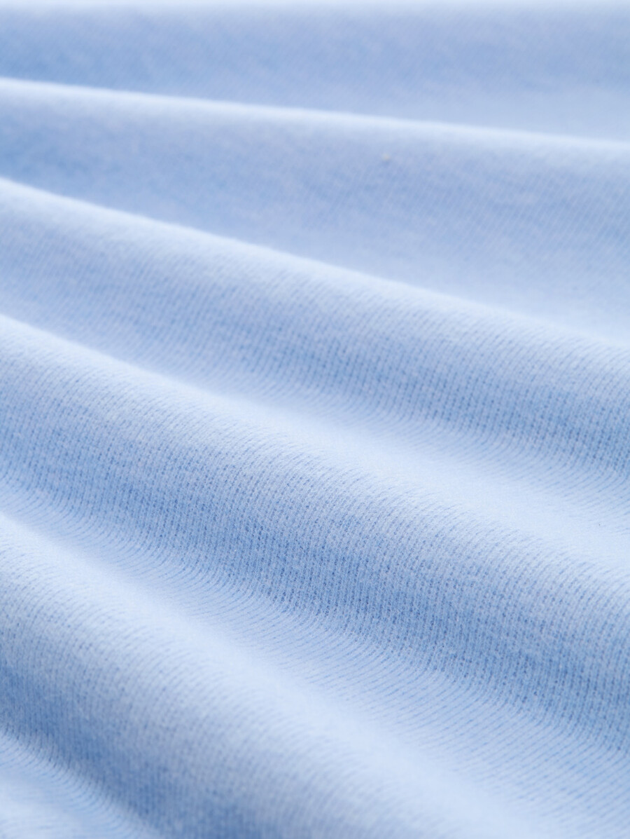 sudadera acogedora con mangas fruncidas