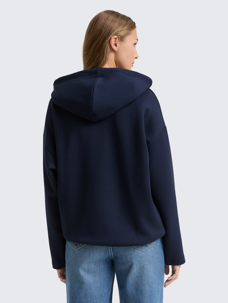 sudadera holgada con capucha de buceo