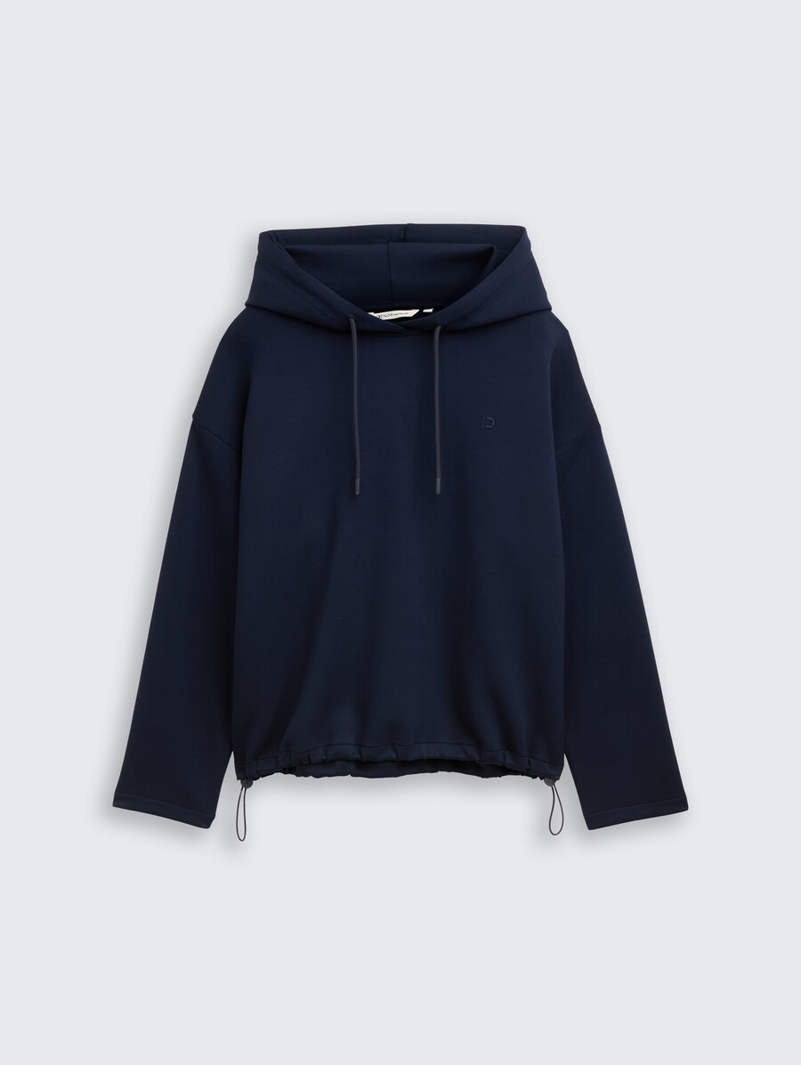 sudadera holgada con capucha de buceo