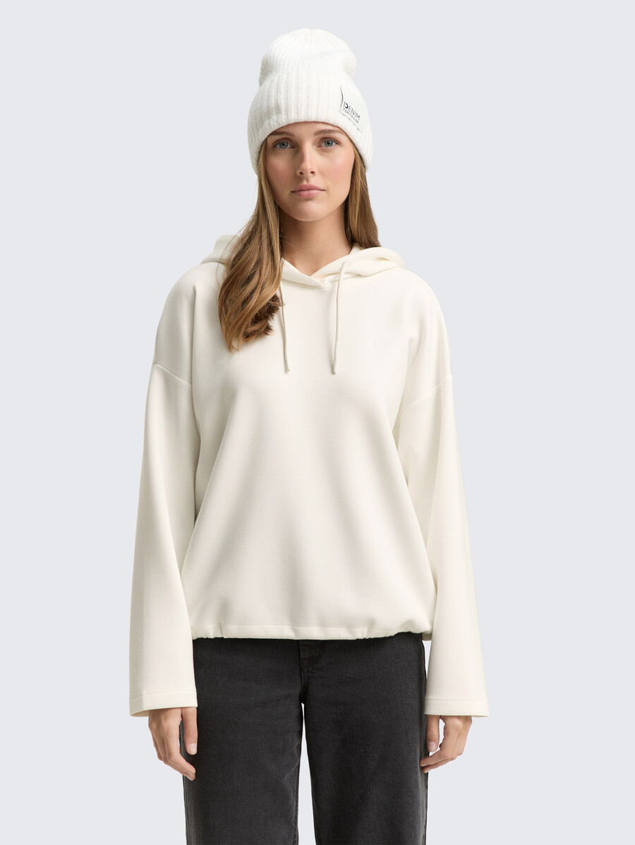 sudadera holgada con capucha de buceo