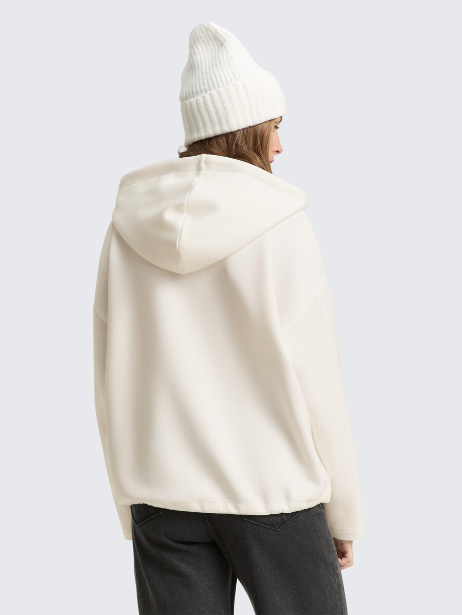 sudadera holgada con capucha de buceo