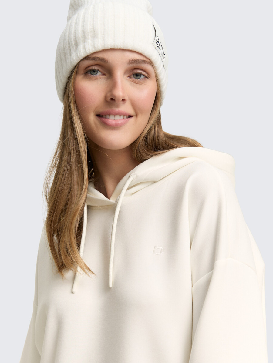 sudadera holgada con capucha de buceo
