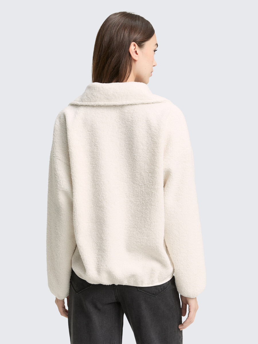 sudadera de peluche holgada