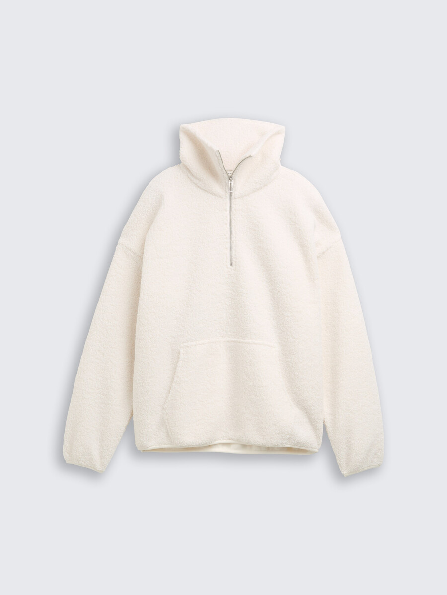 sudadera de peluche holgada