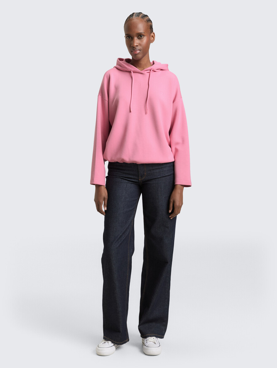 sudadera holgada con capucha de buceo