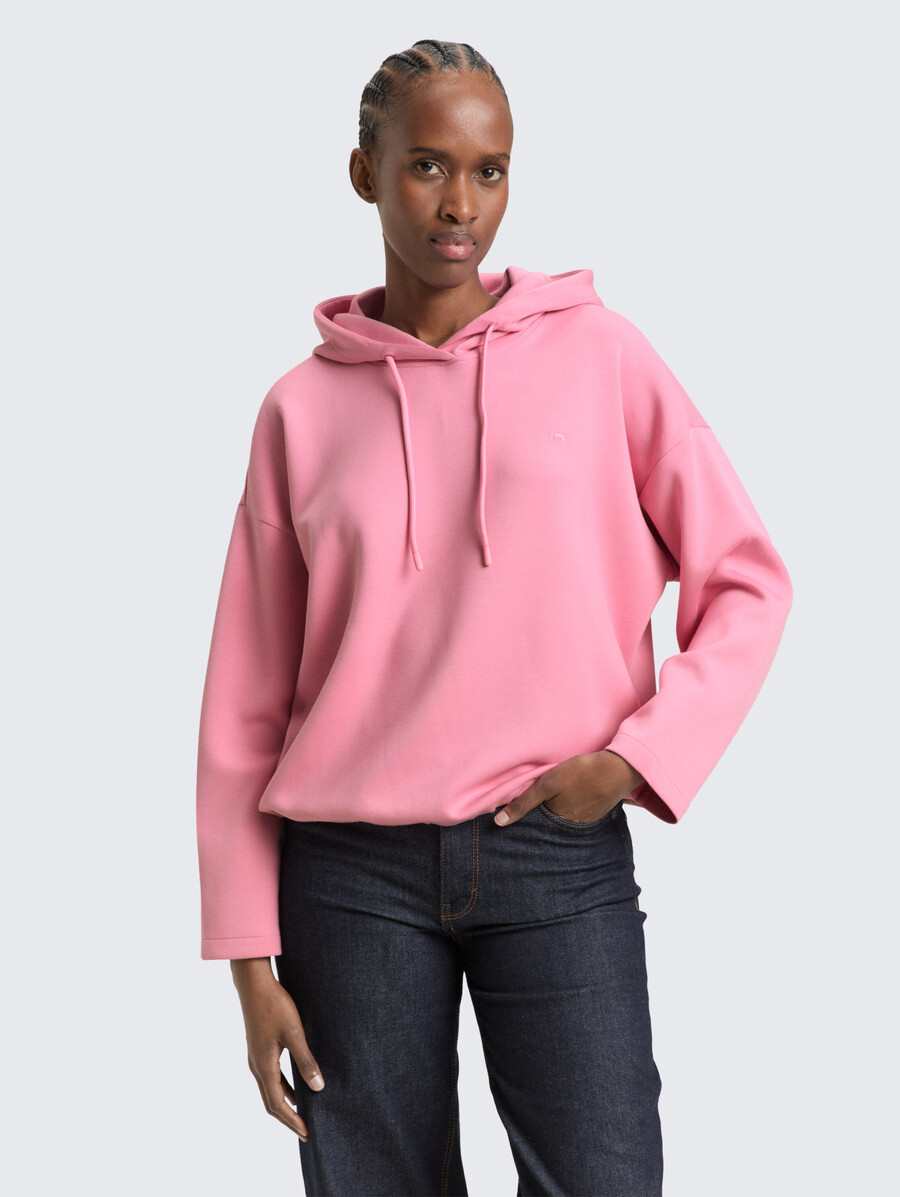 sudadera holgada con capucha de buceo