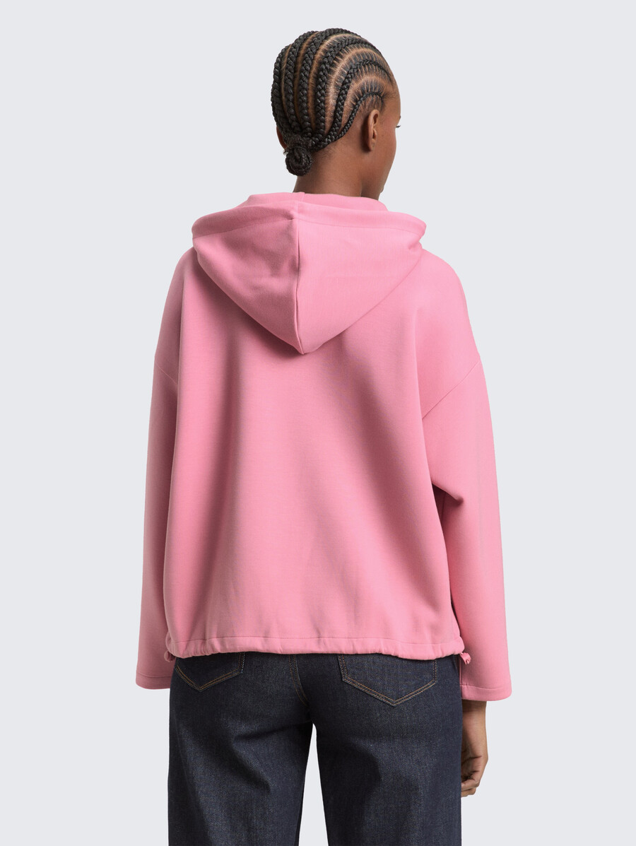 sudadera holgada con capucha de buceo