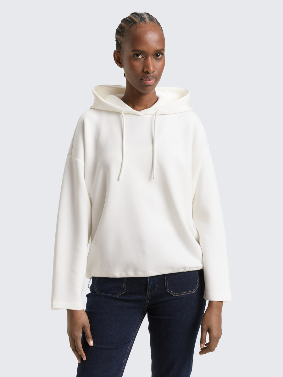 sudadera holgada con capucha de buceo